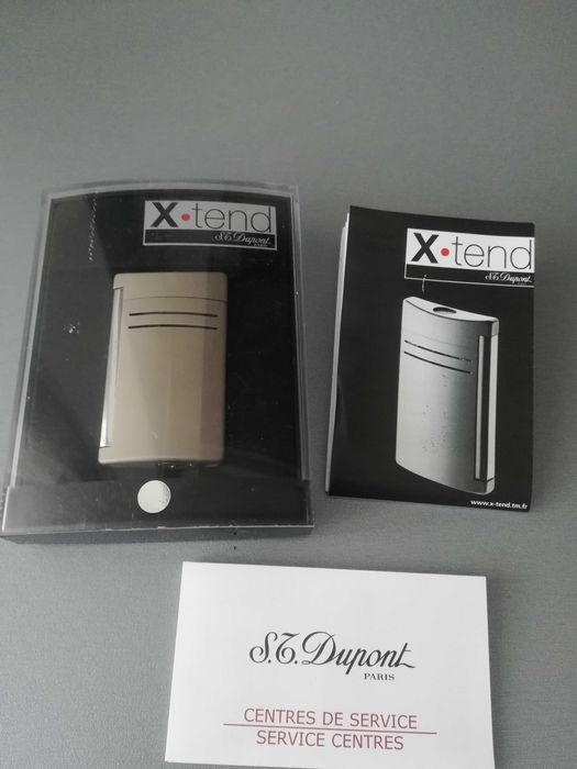 Запалка S.T. Dupont X.tend MaxiJet,златен мат,метал