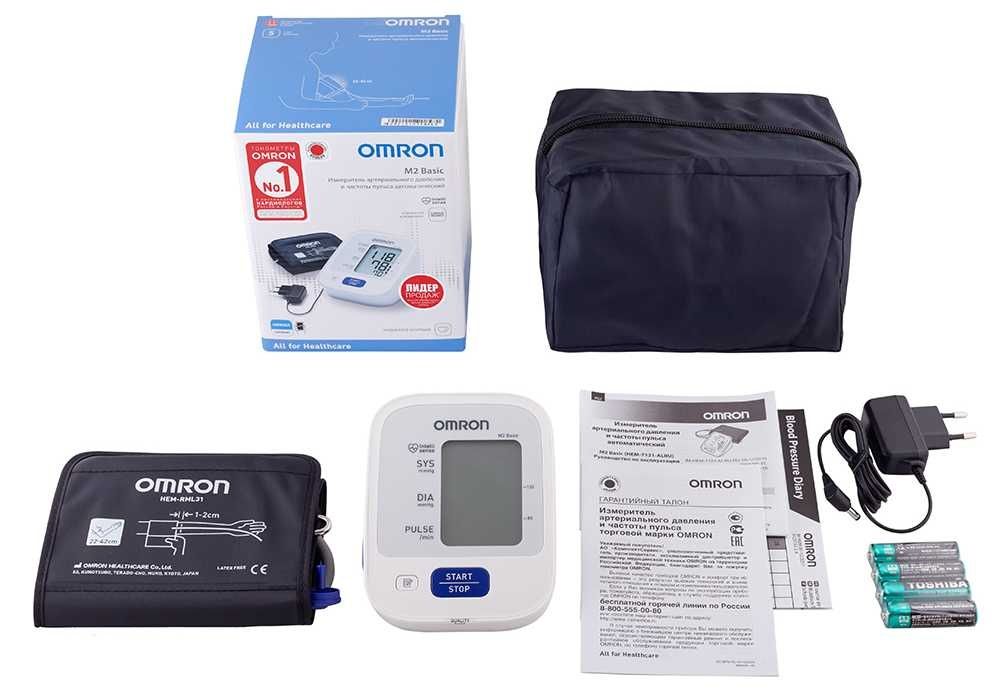 Тонометры Omron в Ташкенте Omron M2 Basic Автоматический тонометр