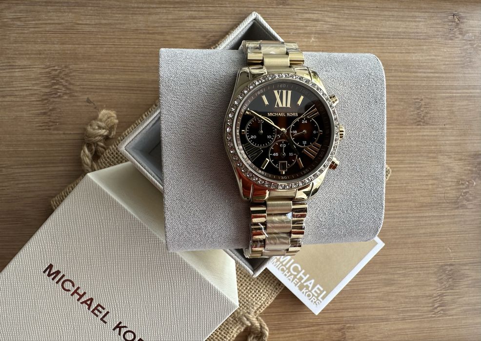 Ceas Michael Kors de dama Colectia Lexington Gold nou 38mm MK7276