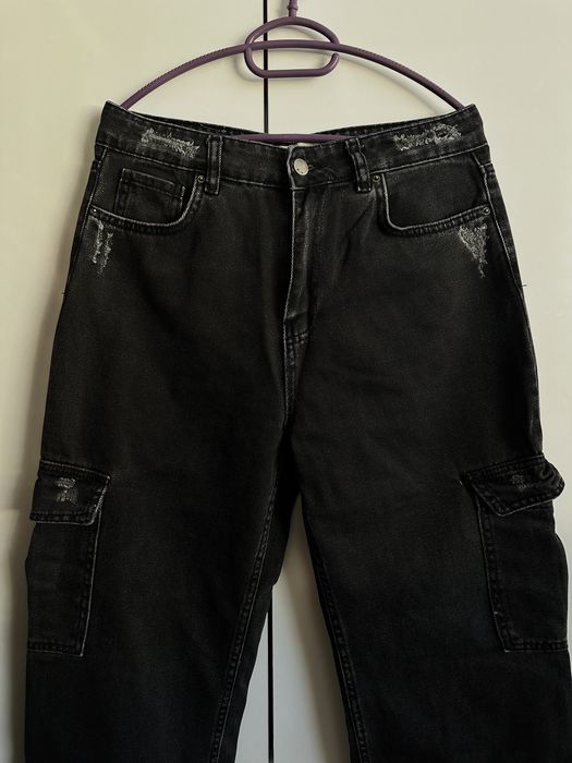 Черни карго дънки