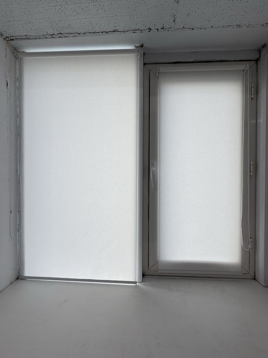 Ролл шторы белые