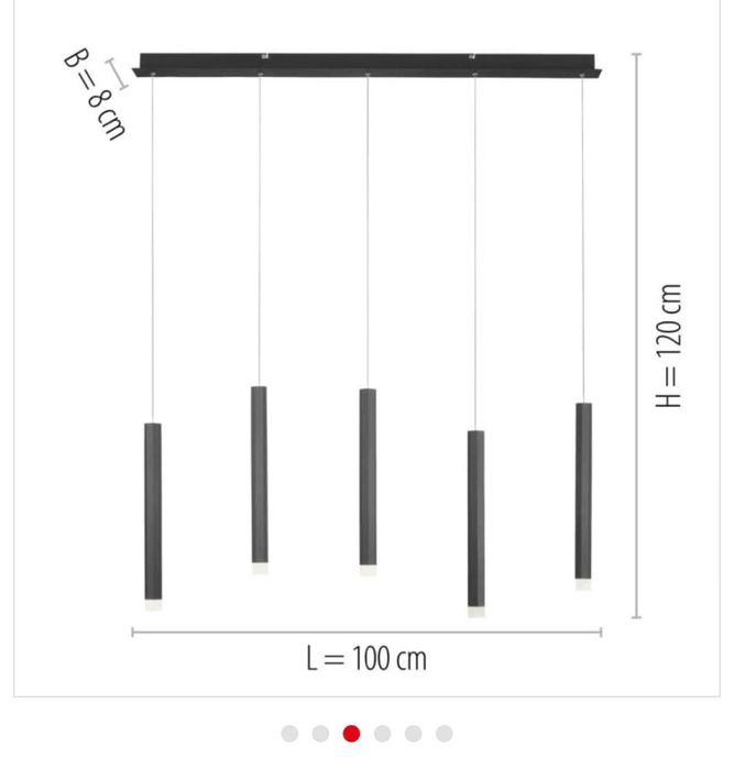 LED висящ полилей