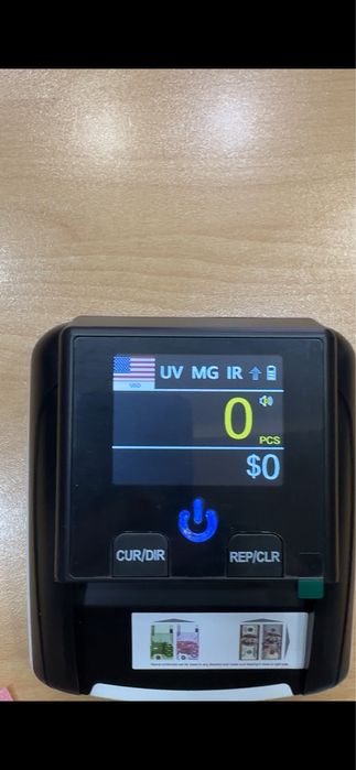 Детектор за банкноти евро, долар и английски лири