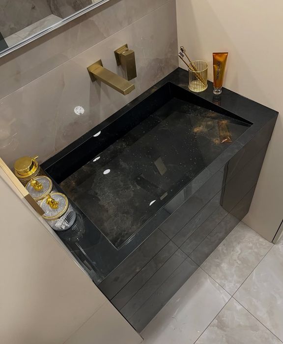 Изготовления раковины из керамогранита на заказ