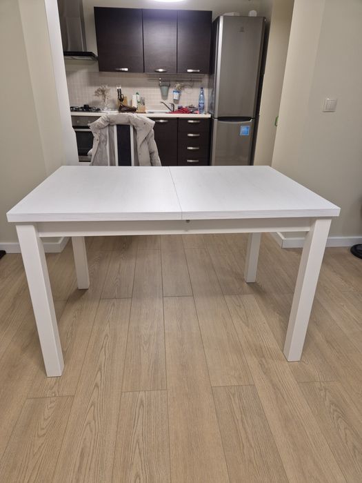 Masa + 4 Scaune culoare Alb