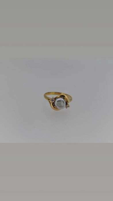 Inel perla  aur 18k 2.21gr (r)