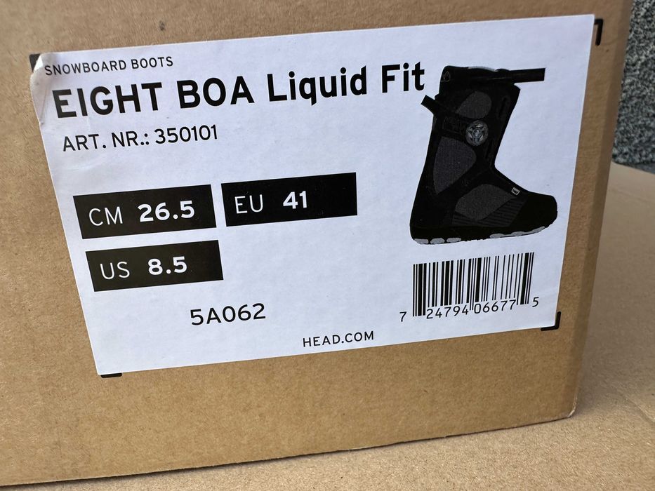 boots noi head eight boa liquid fit mondo 26,5 europa 41