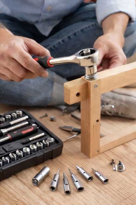 Комплект инструменти 46 части – практичен за дома и ежедневни ремонти