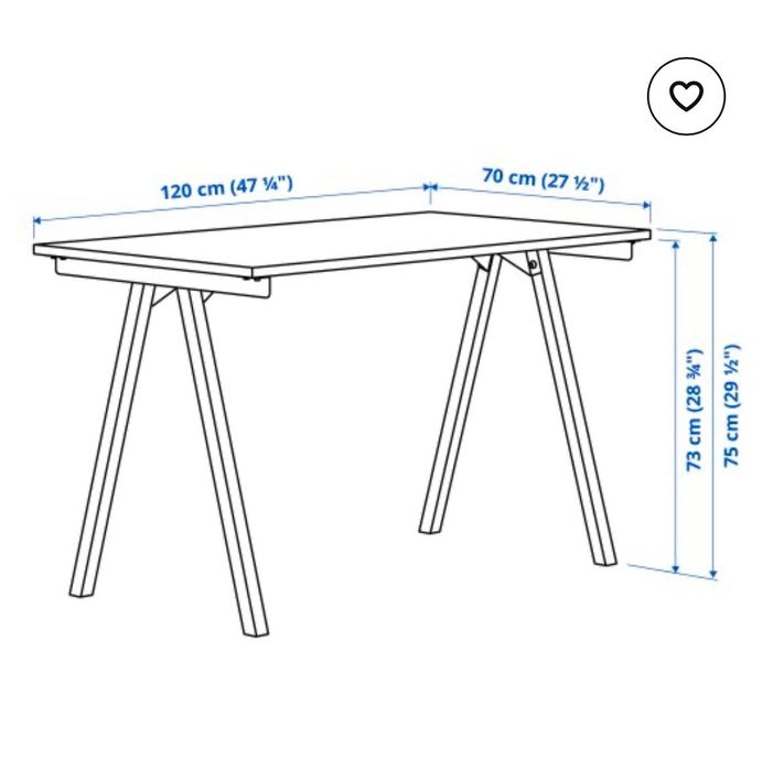 Бюро 120/70 от IKEA