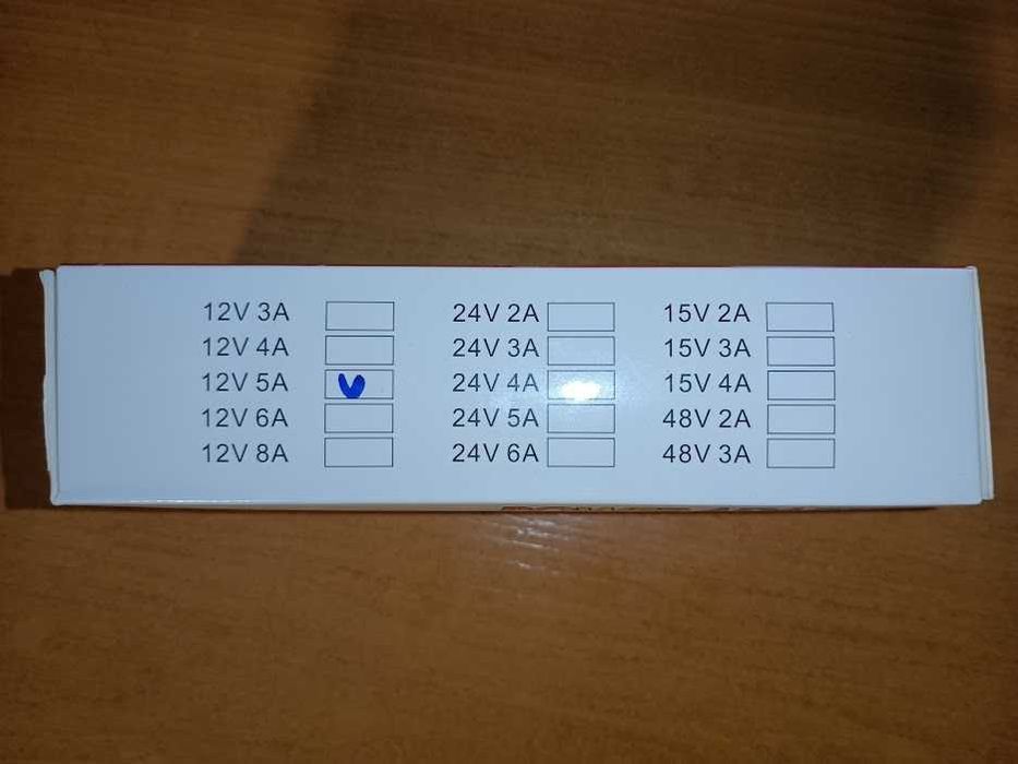 Адаптер 12v/5A  60W