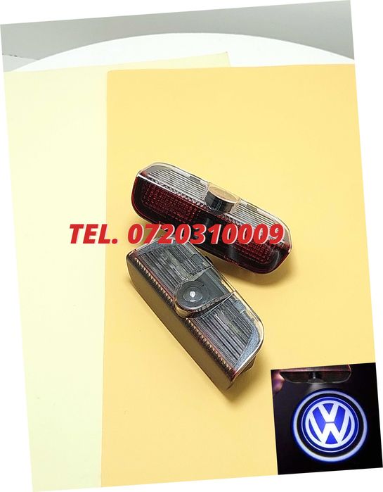 Set Proiectoare Portiere Led Logo Holograma Vw
