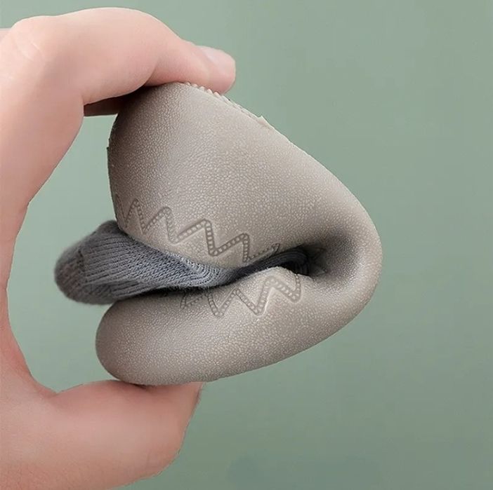 Детски/ бебешки пантофи тип чорапи с гумени подметки/ наколенк