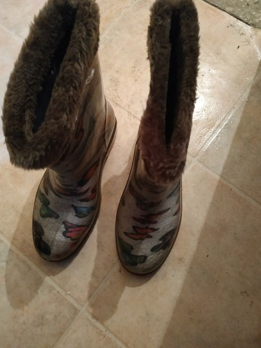 Гумени ботуши за момиченце 34