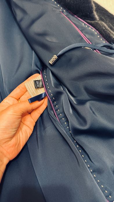 Луксозно палто от норка.Гърция.Визон. Естествена кожа с косъм.