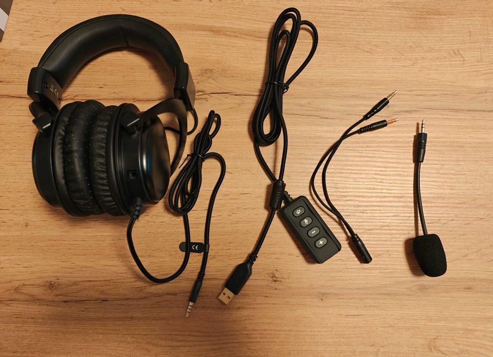 Геймърски слушалки с  7.1 SURROUND SOUND+бутони за управление