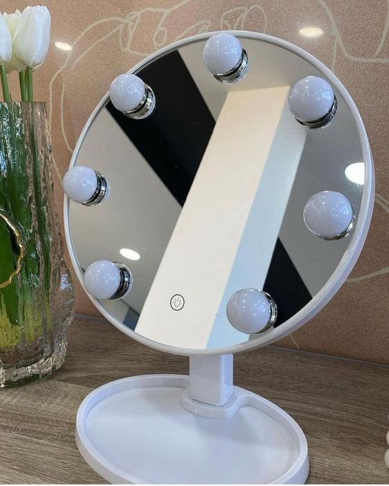 Зеркало с подсветкой гримерное настольное зеркало c подсветкой для мак