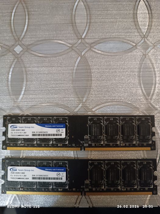 ram памет 2GB DDR2 800
