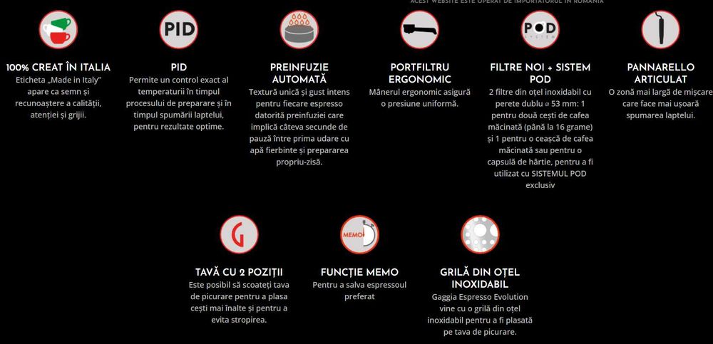 Espressor "Gaggia Espresso Evolution" + Rasnita "EvoSmart"