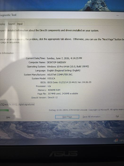 Laptop ASUS X551CA i3 / 4GB RAM / HDD 500GB + încărcător