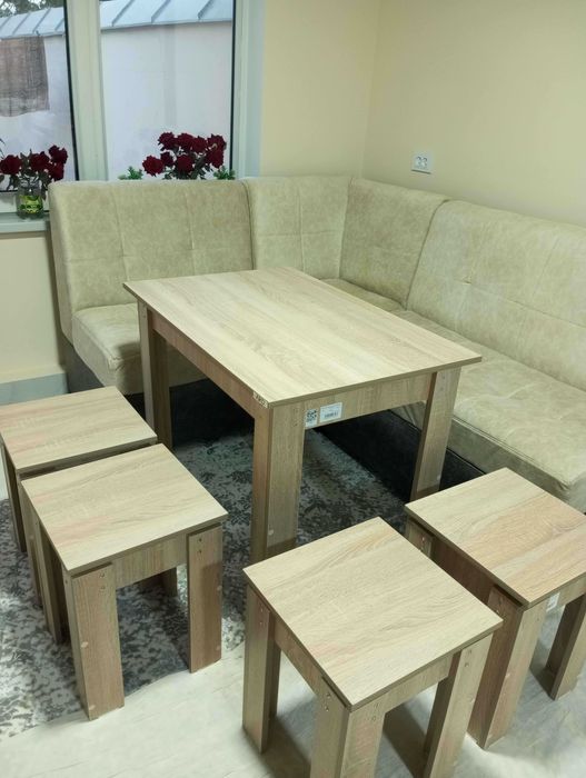 Комплект кухонной мебели AIKO - 1 стол и 4 стула