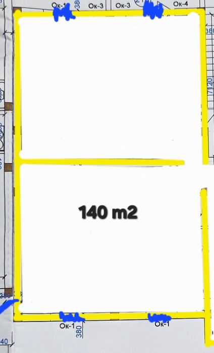 Под офис подвал сотилади 140 m2