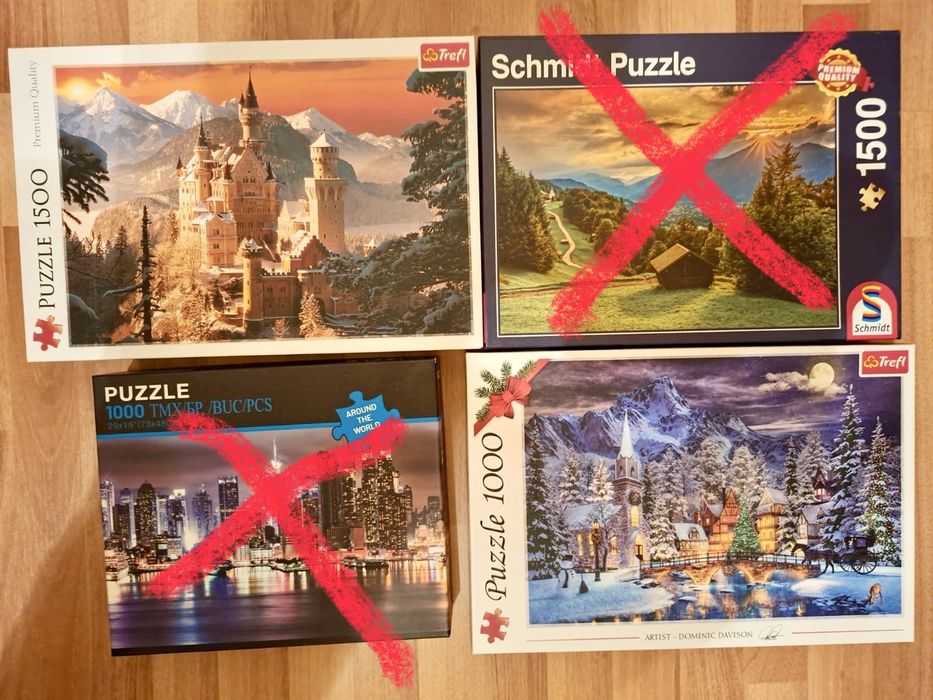 Puzzle 1000, 1500, 2000 piese