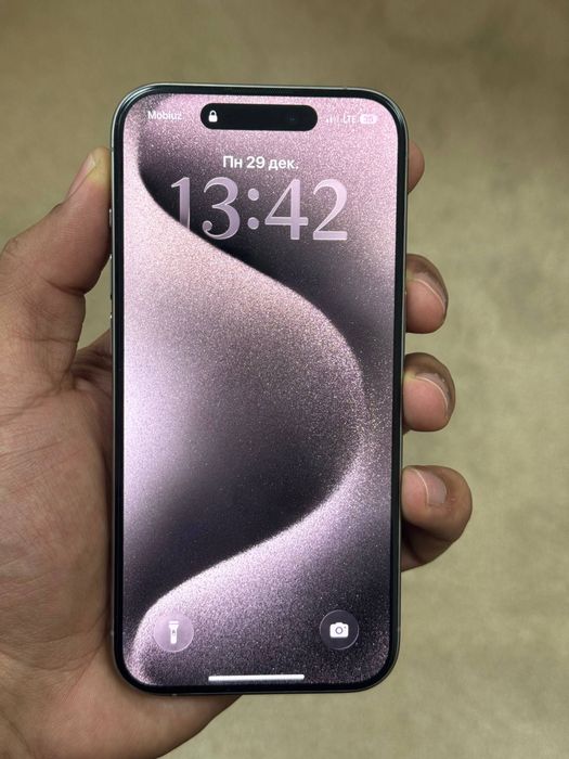 Iphone 15 pro 128gb 2 sim kartalik holati ideal