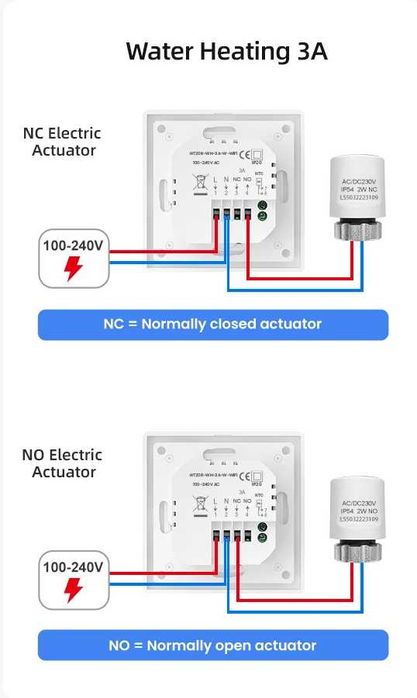 MIUCDA WiFi Програмируем термостат за водно подово отопление 3A