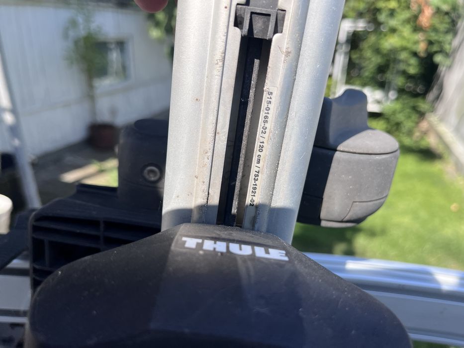 Bare transversale Thule 120 cm + 2 suporti bicicleta Thule