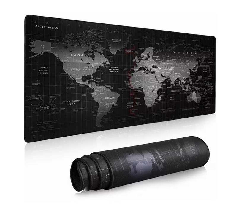 Mousepad Floston model World harta lumii, margini cusute, 900 x 400 x 3mm
