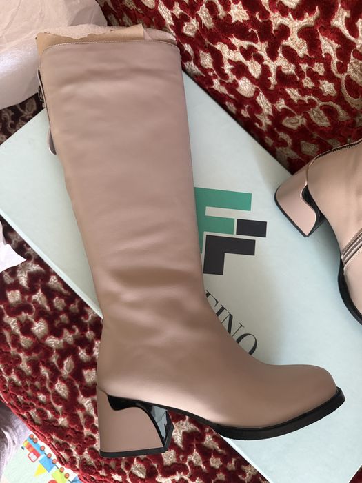 Cizme de piele naturala Fiore Fino