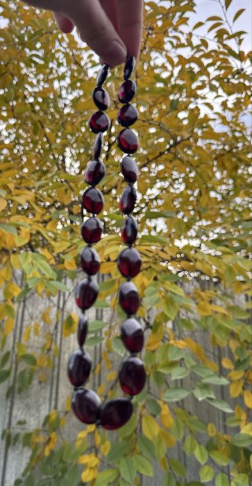 Янтарь вишнёвый натуральный