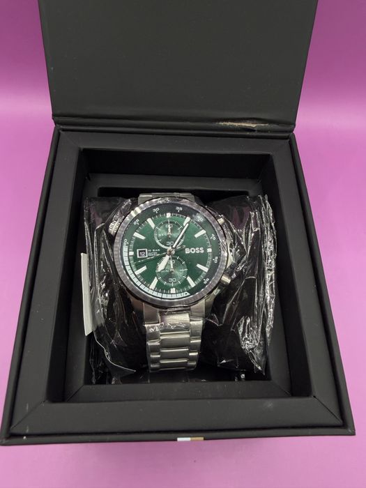Ceas Hugo Boss Cadran verde Nou •Matei Amanet Margeanului•3930