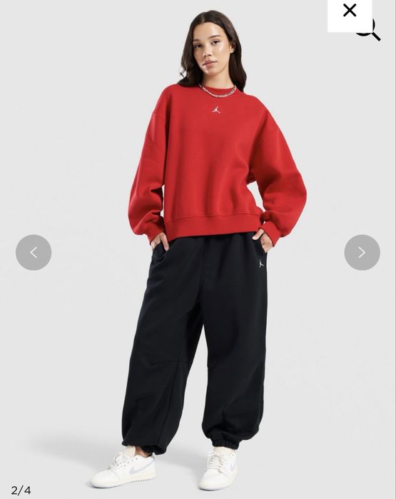 jordan панталони w brooklyn fleece jogger  черни