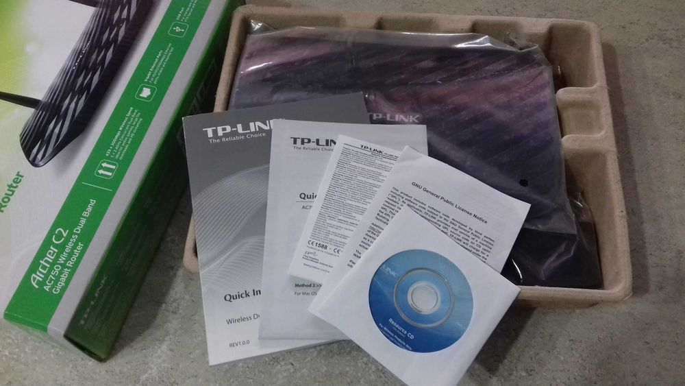 Router TP-LINK ArcherC2 AC750 Dual Band wi-fi 2.5Ghz+5Ghz modem laptop