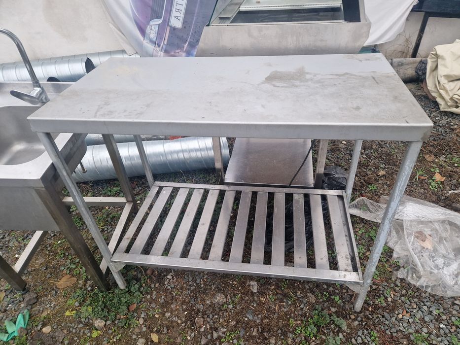 Masa inox diferite dimensiuni, alte aparate gatit