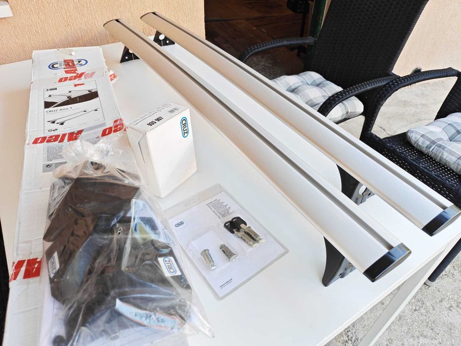 Set 2 Bare transversale aluminiu CRUZ 924-773 Airo T118
