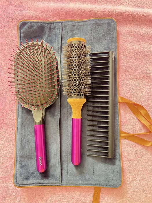 Set de accesorii pentru coafat, Dyson, (Rose Gold/Negru),