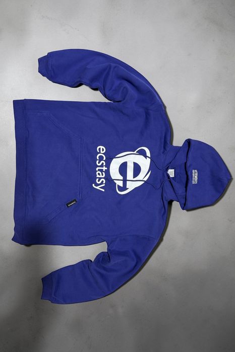 Ecstasy Vetements Hoodie Blue