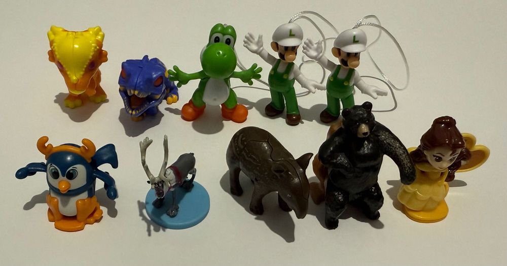 Kinder super Mario Minecraft frozen играчки