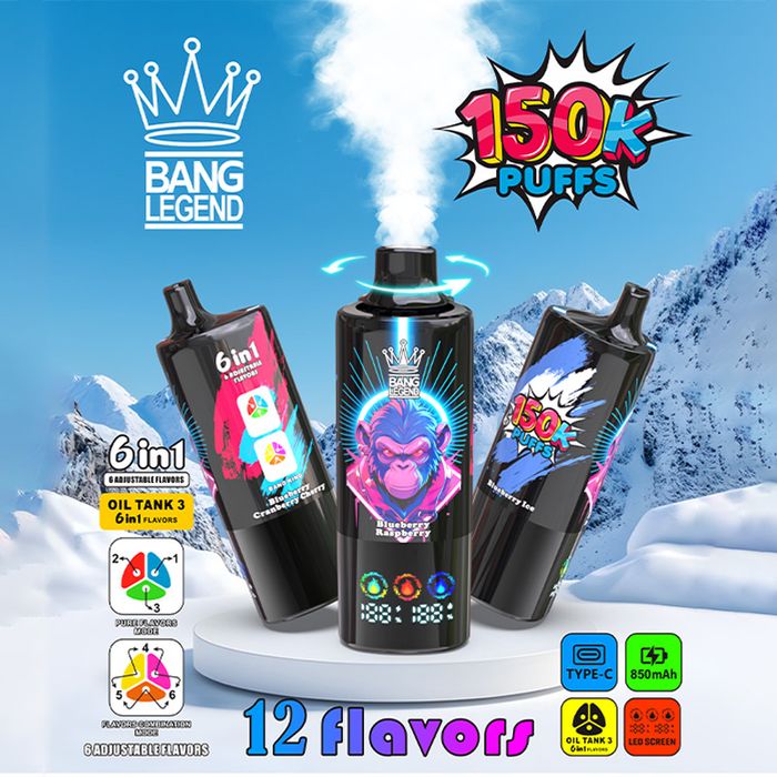 Vape Bang Blaze 150k puffs, 6 in 1. Oferta 4 bucati