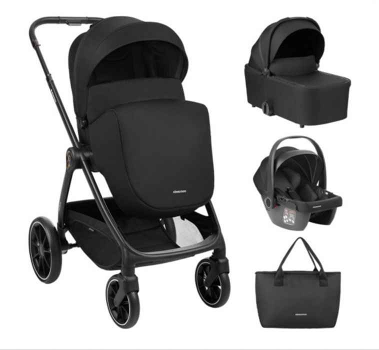 комбинирана количка KIKKA BOO 3 в 1 – модел MODENA BLACK