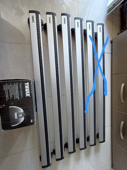 Напречни греди, багажник Thule wingbar evo за Mercedes C-E class