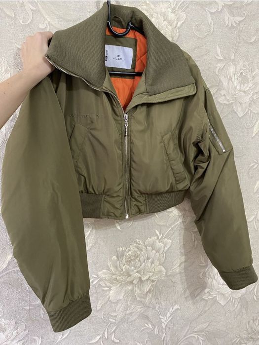 Бомбер весенний, пиджак экокожа