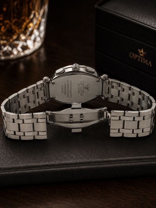 Ceas damă Optima Swiss Made Chronograph nou, cutie + garanție internațională 2y