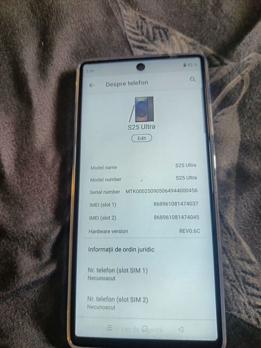 Vând Samsung s25 ultra