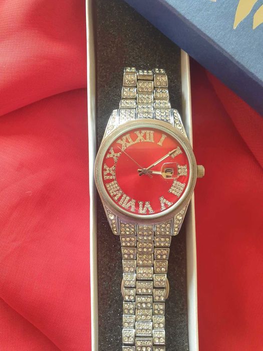 ceas automatic cadran transparent Elgin, USA