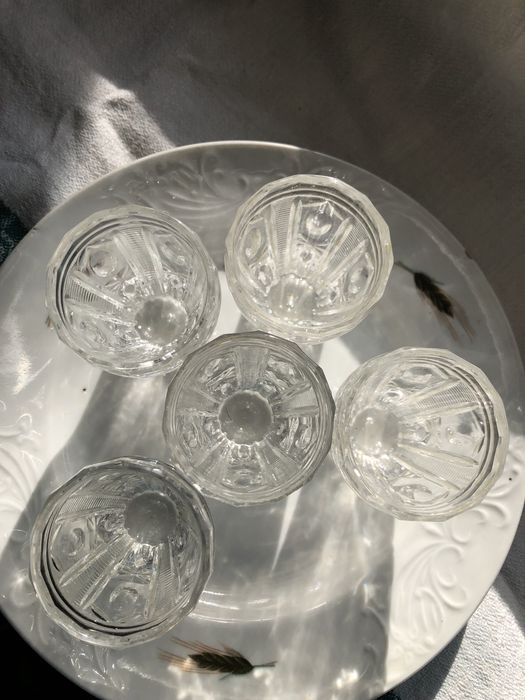 Стопки хрустальные , 5 шт, СССР