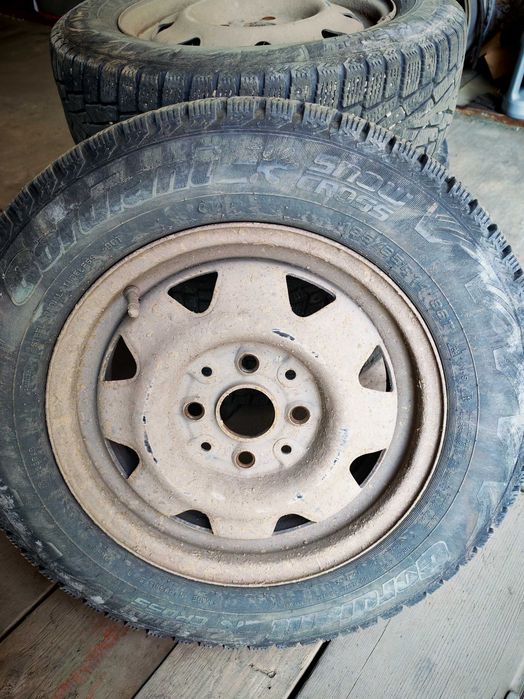 шины с дисками R14 185\65 Cordiant  зимние от ауди  80 б3