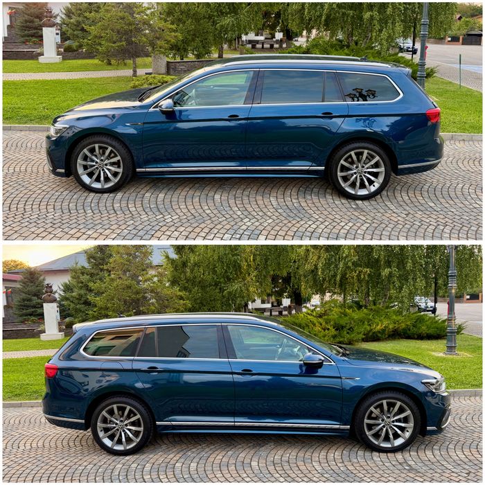 Vw Passat B 8.5 Facelift - R Line - 2021 - 2.0 TDI - 150 Cp - 168.800 Km - Istoric la Zi - IQ LIGHT - AquaMarin Blue Ultra Merallic